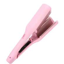 32mm 3-Barrel Electric Hair Curler, Adjustable Temperature Ceramic Styling Tool - Pink - View 8