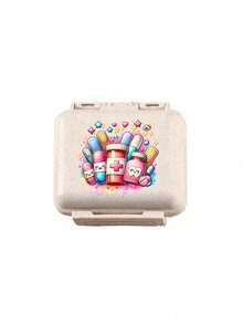 Hộp đựng thuốc mini 6 ngăn di động, hộp đựng thuốc, hộp đựng thuốc du lịch in hình "My Pill Bag" và hình viên thuốc, hộp đựng thuốc kín, hộp đựng thuốc 6 ngày/tuần, hộp đựng thuốc du lịch, hộp đựng vitamin hàng ngày, hộp đựng thuốc bỏ túi, hộp đựng mini, vật dụng thiết yếu trong gia đình và khi đi du lịch. - Nhiều màu - Xem 17