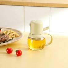 1pc Handheld Glass Oil Spray Bottle With Cute Design, Modern Style Kitchen And BBQ Dispenser, Clear Glass Finish With Press-Type Misting Nozzle, Features Leak-Proof And Drip-Free Design For Clean Pouring And Spraying - View 14