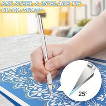 Bộ dụng cụ gỡ bỏ phần thừa trên vinyl 27 món, bộ dụng cụ cắt thảm và gỡ bỏ phần thừa hoàn chỉnh, dụng cụ nghệ thuật DIY, bộ dụng cụ gỡ bỏ phần thừa vinyl chính xác. - Bộ - Xem 7