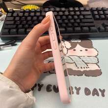 猎豹纹时尚粉色豹纹手机壳，兼容 17 Pro Max/17 Pro/16 Pro Max/16 Pro/15 Pro Max/11 Pro/12 Pro/13 Pro/14 Pro Max/12 Pro/13 Pro/14 Pro Max，全包防摔软壳，简约创意 - 粉紅色豹紋 - 查看 4