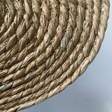 1/4/6pcs Woven Placemats, Round Rattan Placemats, Natural Handwoven Water Hyacinth Placemats, Farmhouse Woven Placemats, Rustic Style Woven Wicker Table Mats, Suitable For Dining Table, Home, Wedding - Multicolor - View 6
