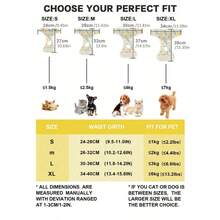 宠物生理卫生裤，透气防漏，柔软亲肤，防骚扰，适用于猫/狗 - 紅色 - 查看 2