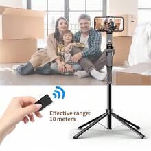 BSLIUFANG Selfie Tripod 1850mm With Wireless Bluetooth Extended Four Tripod Holder With Remote Shutter For Android IOS Cellphone - View 5