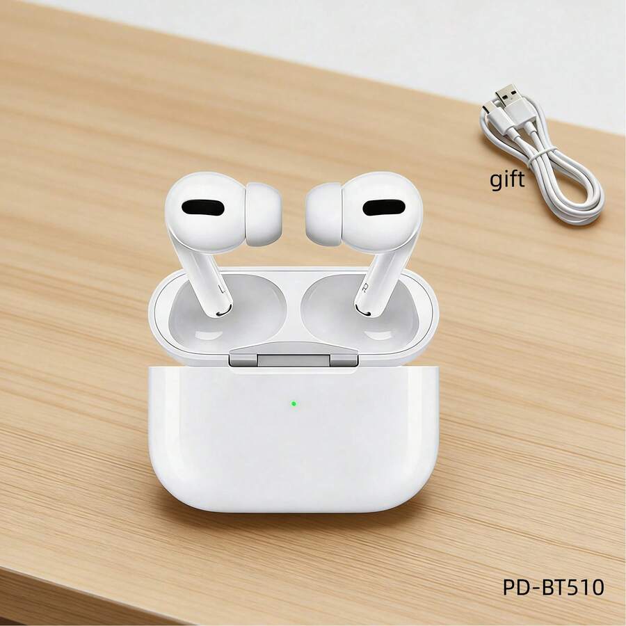 REMAX PD-BT510 Bluetooth Earphones: Stable Bluetooth Transmission, Automatic Connection Upon Opening The Case, Compatible With Both Android And Apple Systems, High-Definition Audio Output, Type-C Charging Interface, Lightweight Design. - View 1