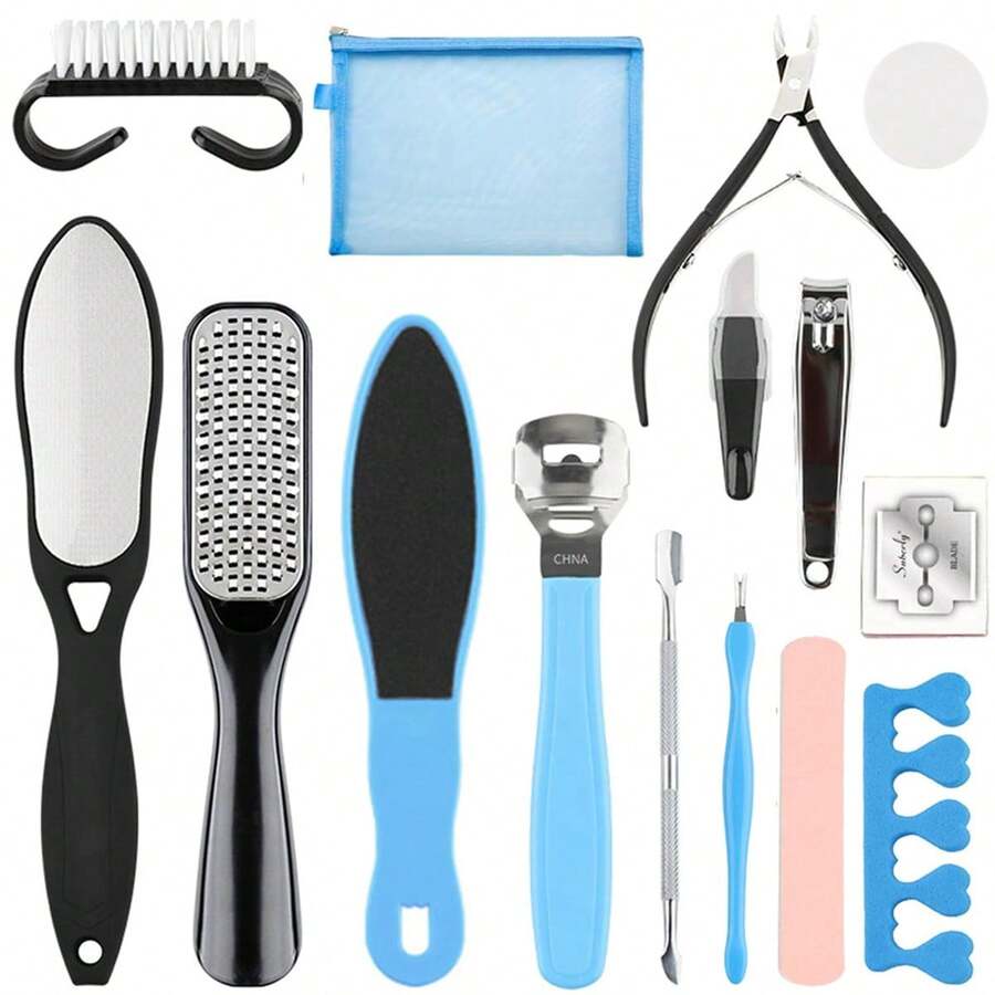 Foot Files & Pedicure Knife - Black - View 1