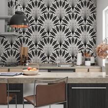 Geometric Feathers Pattern Wallpaper Home Decor Peel And Stick Wallpaper Colorful Background Wallpaper Removable Wallpaper Living Room Bedroom Wall Furniture Renovation Decorative Stickers 1 Roll 17.7" X 118.1" - RW653 - 查看 8