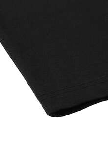 Tiny Spark Camiseta negra de estilo urbano con estampado blanco de esqueleto - Blanco - Ver 6