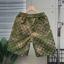 Fashion Jacquard Casual Sports Shorts Men's  Brand  Summer Thin Men's Beach Pants - màu xanh lá - Xem 2