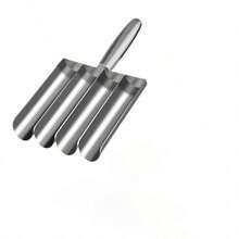 Juego de moldes para albóndigas y hamburguesas de acero inoxidable - Herramienta de cocina multifuncional antiadherente para hacer albóndigas, masa y bolas de helado con forma perfecta - Plateado - Ver 9