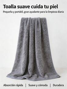 Toallas Las toallas de baño , en juegos, son una opción esencial para las familias y una de las mejores alternativas para hoteles. Son suaves, delicadas con la piel y muy absorbentes. - Gris - Ver 5
