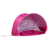 Pop-Up Baby Beach Tent | Portable Sun Shade With UPF 50+ Protection For Infants, Indoor & Outdoor Use, Back To School - Hot Pink - View 2