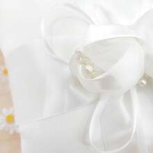 1pc Ring Holder Stand (Ring Not Included), Suitable For Any Wedding Use - 1 Ring Pillow - View 3