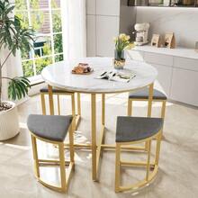 Dining Table & Chair Sets - Grey - View 3