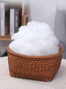 1 pièce Rembourrage en fibre de polyester premium, coton PP de haute qualité, coton de soie, coton de soie de plume, rembourrage DIY 1 pièce 49g/199g/499g/499*2 pièces, matériau de noyau d'oreiller à haute élasticité, rembourrage en fibre de polyester premium, décoration de mariage, rembourrage en peluche à haute élasticité pour oreiller, matériau de rembourrage pour ballon d'anniversaire - produit de remplissage - Voir 3