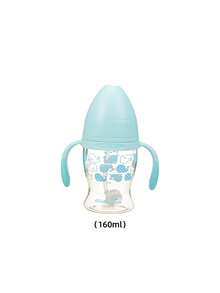 1pc PPSU Self-Flowing Baby Bottle With 360° Gravity Ball, Easy-Grip Handle, Silicone Nipple, Anti-Colic Design, Leak-Proof, Easy Suction, 160ml, Suitable For Infants 6 Months And Above - Multicolor - View 9