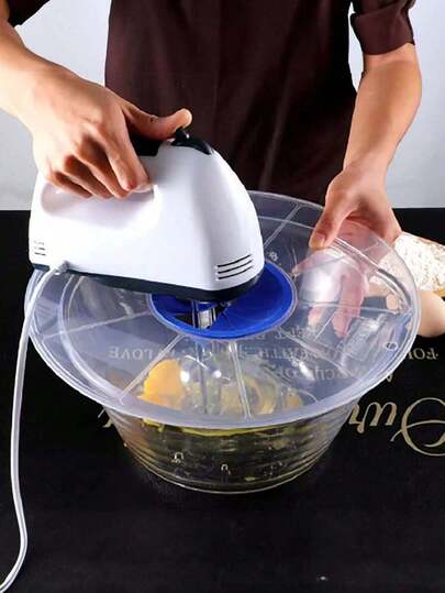 1 adet Silikon Sıçrama Koruyucu, Karıştırma Kaplarına Uygun, Mutfak Sıçrama Önleme Aleti, Yumurta, Hamur ve Soslar İçin Uygun, Karıştırma Kabı Kapağı, Sıçrama Kalkanı, Pişirme Sıçrama Koruyucusu, Stand Mikserine Uygun, Şükran Günü ve Sevgililer Günü Yemek Hazırlığı İçin Harika, Manuel ve Elektrikli Mikserlere Uygun, Sıçrama Koruyucu, Mutfak ve Pişirme