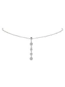 CIZME 14G Belly Ring With Chain Belly Button Rings Rhinestone Waist Body Chain Bikini Belly Jewelry Beach Accessories Jewelry For Women Adults - Multicolor - View 9