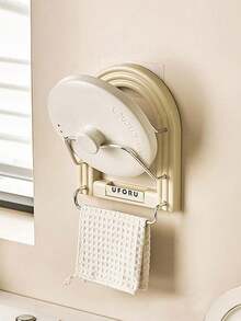 Kitchen Pot Lid Rack, Strong Suction Cup Countertop Lid Holder, Double-Layer Pot Lid & Utensil Storage Organizer - Multicolor - View 4