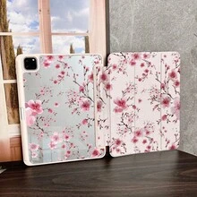 1 Ốp lưng máy tính bảng in hình hoa anh đào màu hồng kèm ngăn đựng bút, tương thích với iPad 10.9/10.2/ Air thế hệ thứ 5/Pro11/10/9.7/Air 2/ (thế hệ thứ 7)/ (thế hệ thứ 8)/ Air 4/5/ Pro 11/ Thế hệ thứ 10 10.9 inch 2022 Smart Case/ Air 13(M3 2025)/ Air 11(M3 2025)/ Air 11(M3 2025)/ 11(A16 2025), tương thích với chức năng tự động ngủ/thức của . - Nhiều màu - Xem 8