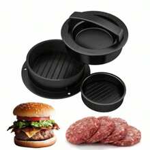 Khuôn ép bánh hamburger, có hai kích cỡ lớn và nhỏ, dễ mang theo, có thể tháo rời, dùng để làm các món ăn nhẹ thủ công cơ bản. Khuôn ép bánh hamburger kết hợp với khuôn làm bánh thịt, cơm và chả giò, là một dụng cụ tuyệt vời, thích hợp làm quà tặng Ngày của Mẹ hoặc quà sinh nhật. - Nhiều màu - Xem 2
