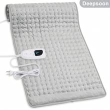 Deepsoon XXXL Heating Pad - Available In Three Sizes: 40 Inches X 20 Inches, 33 Inches X 17 Inches, And 24 Inches X 12 Inches; Featuring 6 Temperature Settings And 4 Timer Settings; Built In Portable Massage Function; Specially Designed To Provide Soothing Thermal Therapy For The Back, Neck, Shoulders, And Legs; Machine Washable, Easy To Clean; The Ideal Gift For Father's Day Or Birthday. Newly Upgraded Version! - 美規A型插(110-127V) - 查看 13