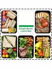 Bộ 5/10/15/30 hộp đựng thực phẩm bằng nhựa hình chữ nhật có nắp đậy, hộp đựng đồ dùng nhà bếp thương mại, thích hợp cho dã ngoại, nhà hàng, bán đồ ăn mang đi, đồ dùng nhà bếp, mùa tựu trường. - màu đen - Xem 13