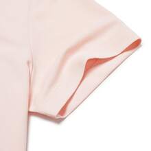 Camisa polo esportiva XTEP, modelo 2026, secagem rápida, com gola, ideal para treinos e atividades físicas. Manga curta. Perfeita para mulheres. - Lótus rosa - Ver 5