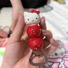 SANRIO 创意可爱番茄造型开瓶器冰箱贴 - 彩色 - 查看 7