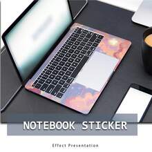 2张印花笔记本电脑贴膜，适用于惠普、苹果、康柏、宏基等品牌的15.6-16英寸笔记本电脑，可移除且防刮擦 - 查看 4