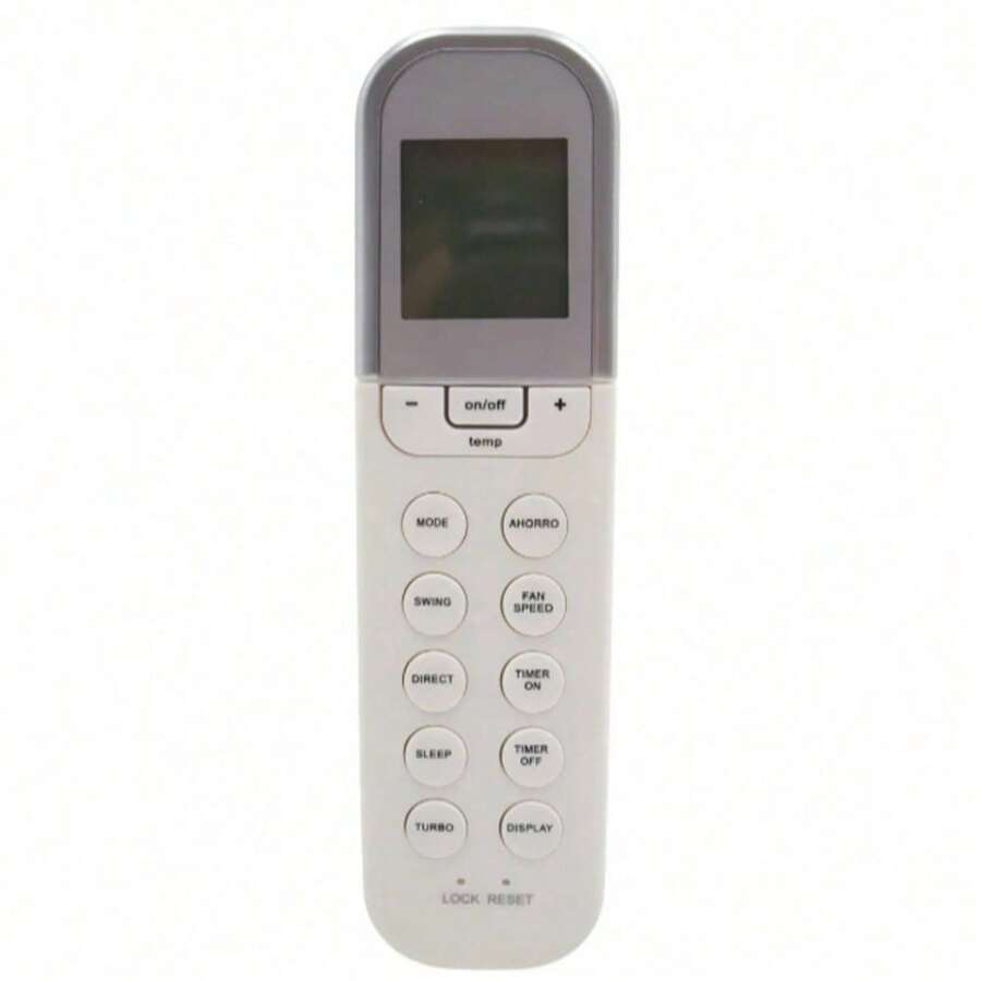 Control Remoto Universal para Aire Acondicionado Reemplazo Compatible Practico y Facil de Usar con Funciones Esenciales y Diseño Ergonomico para Mayor Comodidad en el Hogar u Oficina - Ver 1