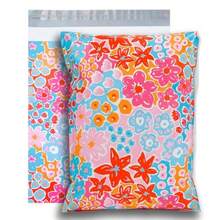 100pcs 6x9 Inches Poly Mailers Waterproof Tear Resistant Mailing Envelopes Cute Small Busin Bags For Clothes Gifts - Flowers - Flowers - 查看 7