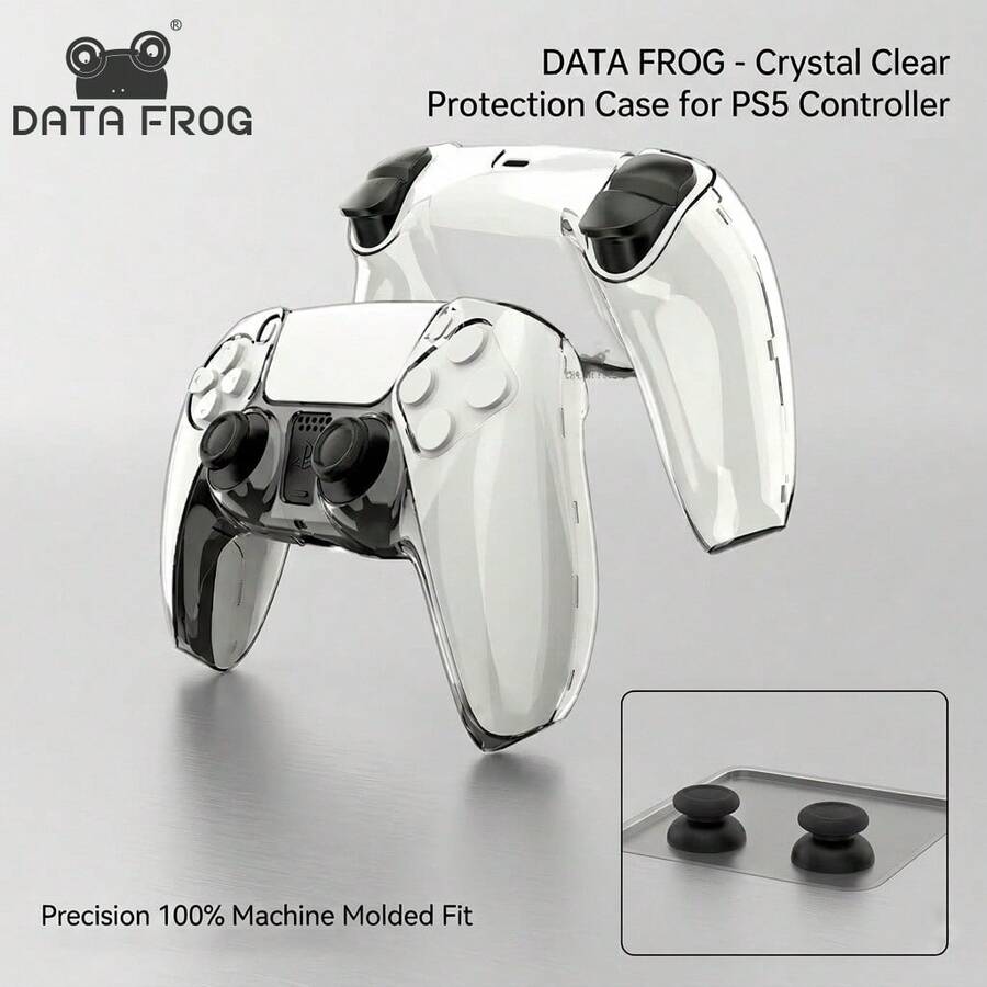 DATA FROG P5 控制器硬质 PC 透明保护壳 - 透明保护套 游戏手柄配件 - 查看 1