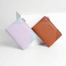 BATSIOE Mini Women's Short Wallet, Large Capacity, Card Slots & Zipper Pocket - Multicolor - View 11