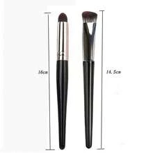 2pcs Soft Makeup Brushes Set - Foundation Brush, Concealer Brush, Detail Brush, Contour Brush, Highlighter Brush, BB Cream Brush, Primer Brush, Portable Makeup Brushes - Multicolor - View 5