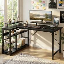 Devoko Home Office Desks - Black - View 1