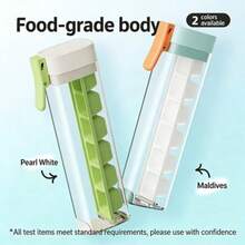 Press Ice Tray - Easy Release, Fridge Door Ice Mold - Multicolor - View 6