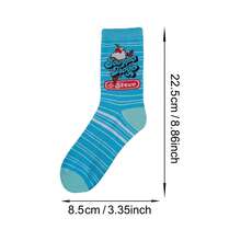 Netflix Officially Licensed Stranger Things Squid Game Themed Socks Pattern Dress Socks Lightweight Breathable Crew Socks For Daily Wear Streetwear Cosplay Gift - Multicolor - View 8
