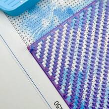 Regla de pintura de diamantes con guía de diseño en cuadrícula y herramientas auxiliares - Escalas de medición precisas para colocar diamantes en lienzo, papel, tela, adecuado para aficionados y artistas - Suministros de manualidades para principiantes y expertos - Conjuntos - Ver 5