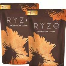 RYZE SUPERFOODS RY-ZE Organic Mushroom Coffee (30 Servings) |   6 Adaptogens + MCT Oil, Lion's Mane For Focus – USA Instant – Fuel Energy, Support Digestion & Immunity! - PACK - View 1