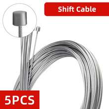 1 pieza/5 piezas Cable de freno de bicicleta de 2M, cable interior de freno de bicicleta de carretera delantero y trasero, cable de transmisión de freno de bicicleta de montaña de acero inoxidable, cable de cambio universal para bicicleta de montaña y bicicleta de carretera, accesorios de cable - A - Ver 11
