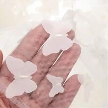 Spring Summer Table Runner White Butterflies Seasonal Easter Tulle Table Runner Holiday Kitchen Dining Table Decoration For Home Party Indoor - White - View 2