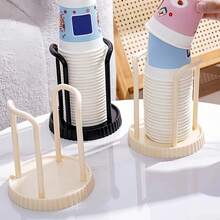 Cup Holders , Multifunctional Coffee And Tea Storage Rack, Space-Saving Storage Solution For Kitchen And Bathroom, Durable And Stylish Design Suitable For Home Or Office, Coffee Bar Additions - Multicolor - View 2