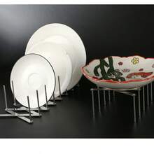 Bộ 3 giá đỡ nắp nồi đa năng màu bạc, có thể gấp gọn, dung tích lớn, thích hợp đựng đồ dùng nhà bếp, món quà tân gia ý nghĩa. - Xem 9