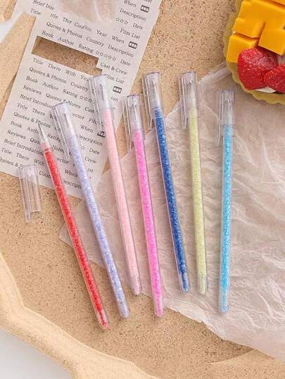 1pc Pen-Shaped Carving Knife, Flowing Sand Pen High-Quality Paper Cutter, Planner Knife, Utility Knife, Random Color