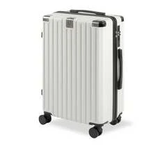 Suitcase, Carry Case, Small Size, With Stopper, Corner Pads, Shockproof, USB Port, Smartphone Stand, Cup Holder, Hook, Silent, 360 Degree Rotation, Double Casters, Lightweight, Multiple Storage Pockets, Combination Lock, Overseas, Domestic, Travel, School Trip, Sc307 - 白色 - 查看 14