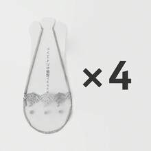 4 Pairs Women Lace Non-Slip Invisible Boat Socks, Suitable For Flats And High Heels (No Cardboard) - Multicolor - View 13