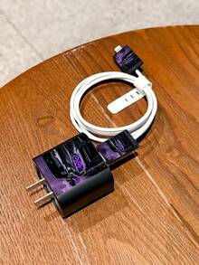 时尚简约深紫色运动型车载充电器保护壳，防震，兼容 15 Pro Max、17 Pro Max、16 Pro Max、11、12、13、14 Pro Max - 黑色 - 查看 6