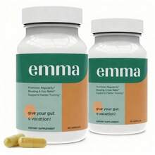 Selling Fast!Emma Gut Health Supplement For Gas & Bloating Relief,Leaky Gut Repair,60 Capsule. Women's Health. - 2 chai - Xem 10