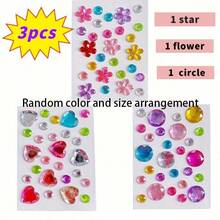 Shiny Rhinestone Effect Stickers - Multi-Color (Pink, Blue, Green, Red, Transparent) Pet Decorative Gems, Suitable For Cat/Dog Collars, Harnesses, Face Decor, No Glue Needed, & Material, Sensitive Skin Friendly - Essential For Parties, Photo Shoots, Daily Charm, Pet Grooming & Party Outfits, Fun Accessories, No Adhesive Needed, Photography Props, Ideal For Dog Lovers - Multicolor - View 11